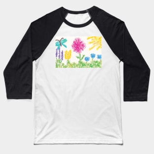 Flower Power Baseball T-Shirt